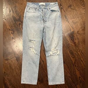 Denim Forum The Arlo High Rise Straight Jeans - Size 28 (26L)